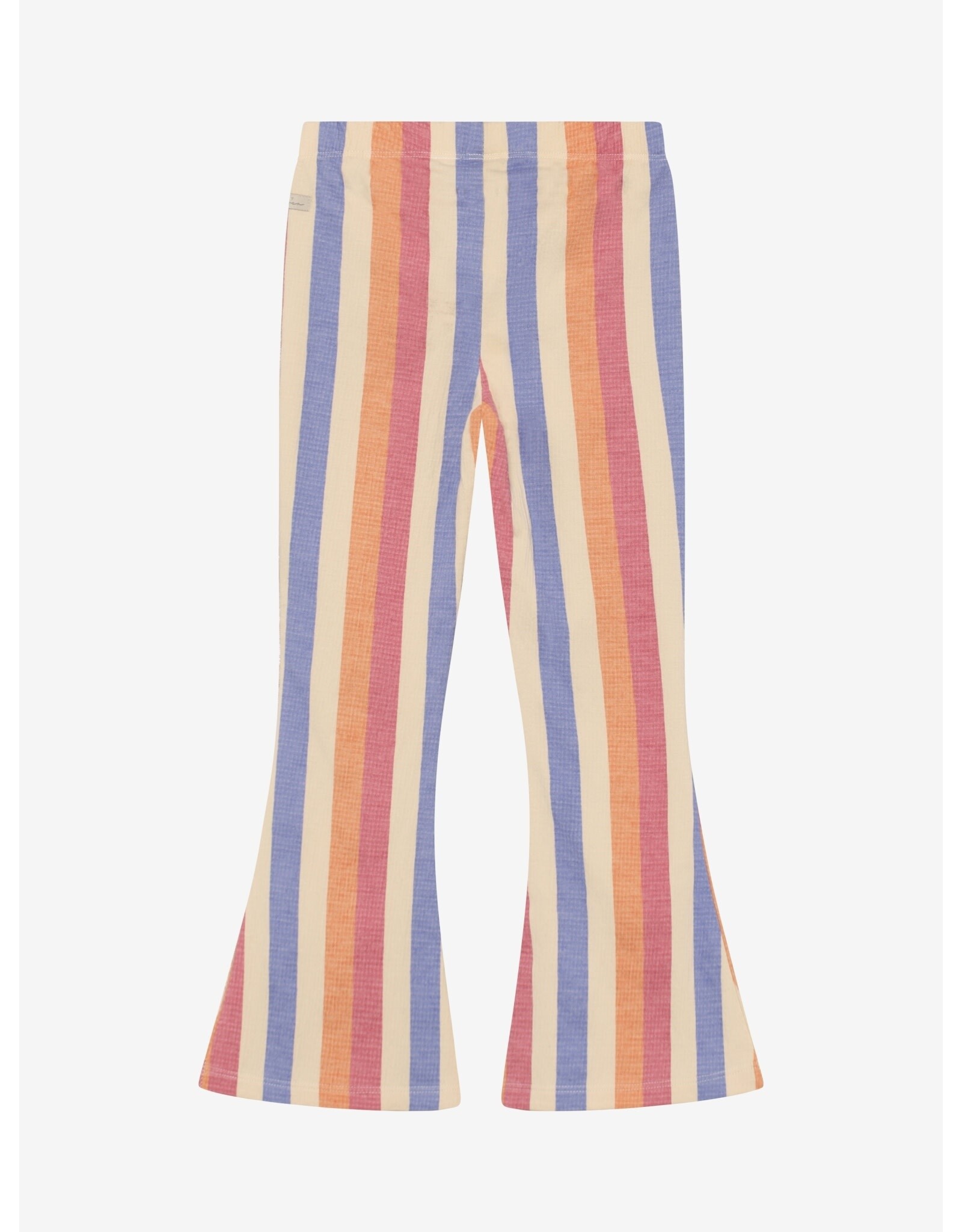 Daily7 Flared Legging Striped Heather Rose