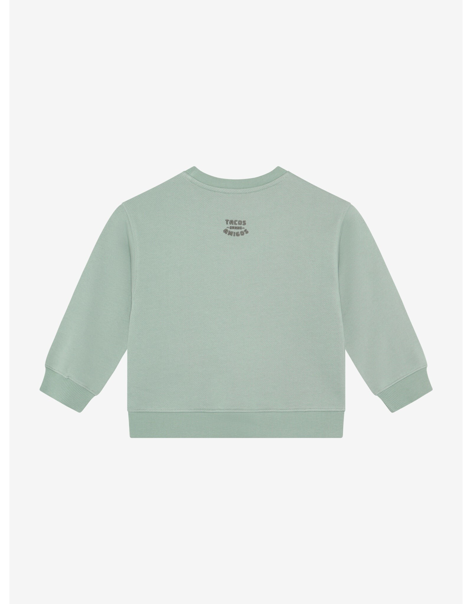 Daily7 Oversized Sweater Print Green Milieu