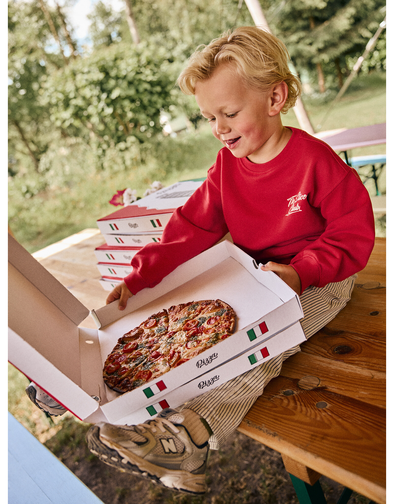 Daily7 Oversized Sweater Slice Club Chrysanthemum