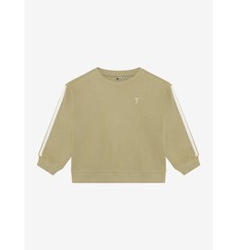 Daily7 Oversized Sweater Tape Pale Olive Green