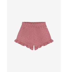 Daily7 Ruffle Shorts Broderie Heather Rose