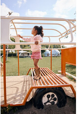 Daily7 Ruffle Shorts Broderie Heather Rose