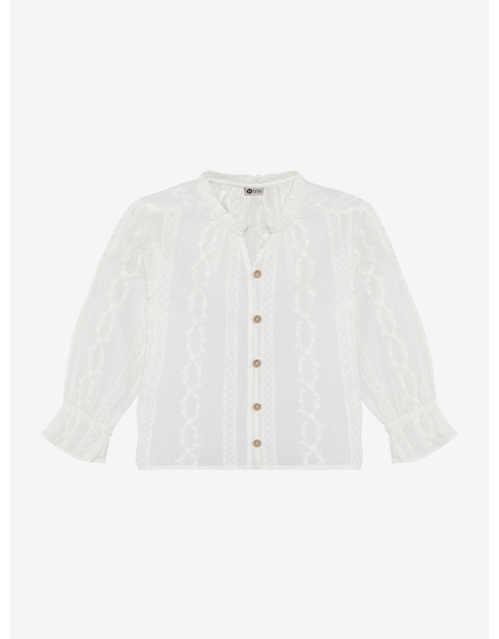 Daily7 Shirt Longsleeve Fancy Egret