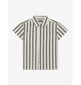 Daily7 Shirt Stripe Cotton Thunderstorm