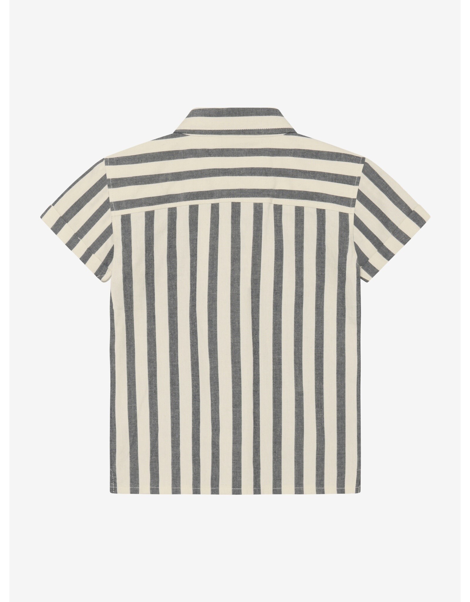 Daily7 Shirt Stripe Cotton Thunderstorm