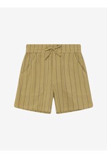 Daily7 Shorts Small Stripe Pale Olive Green