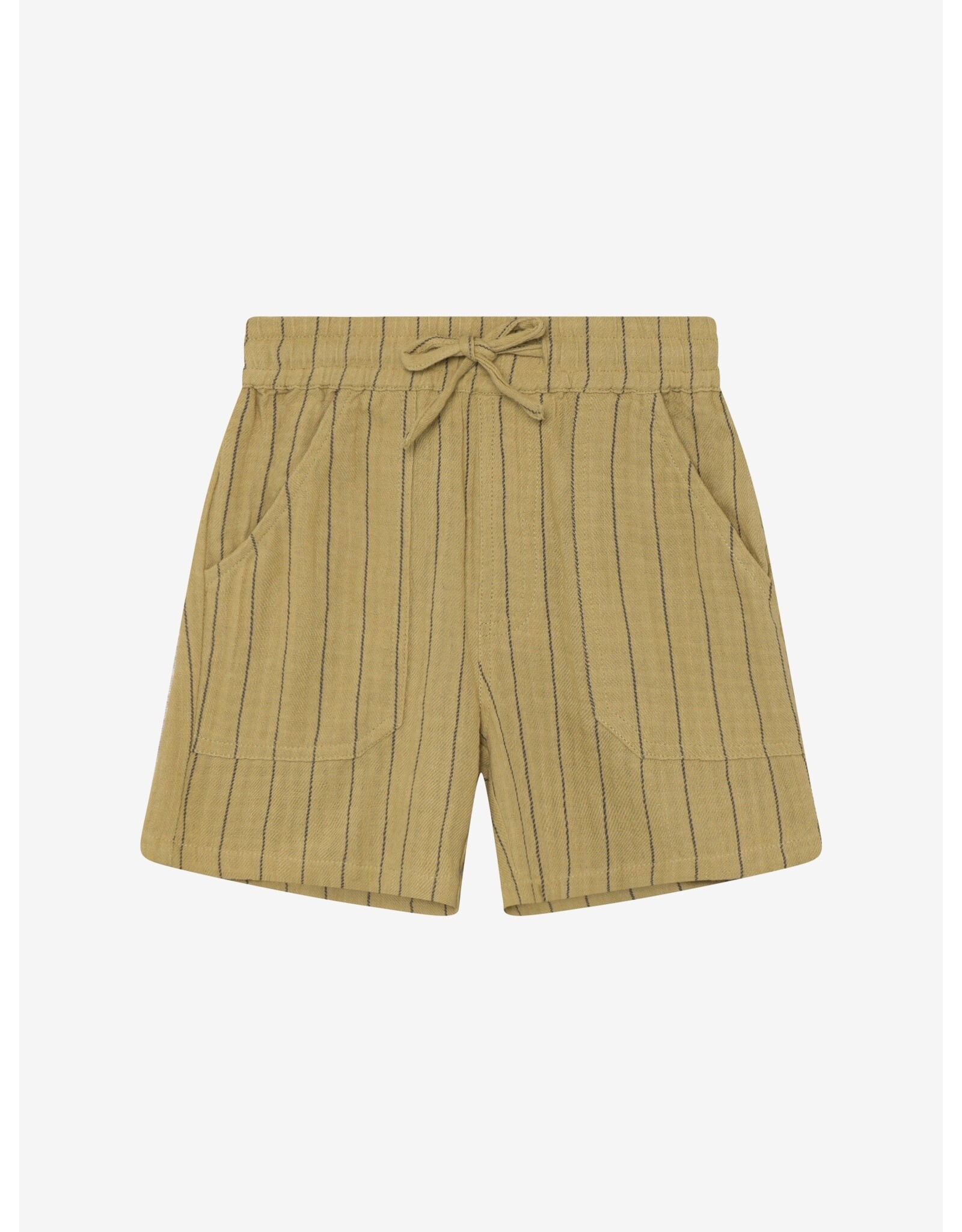 Daily7 Shorts Small Stripe Pale Olive Green