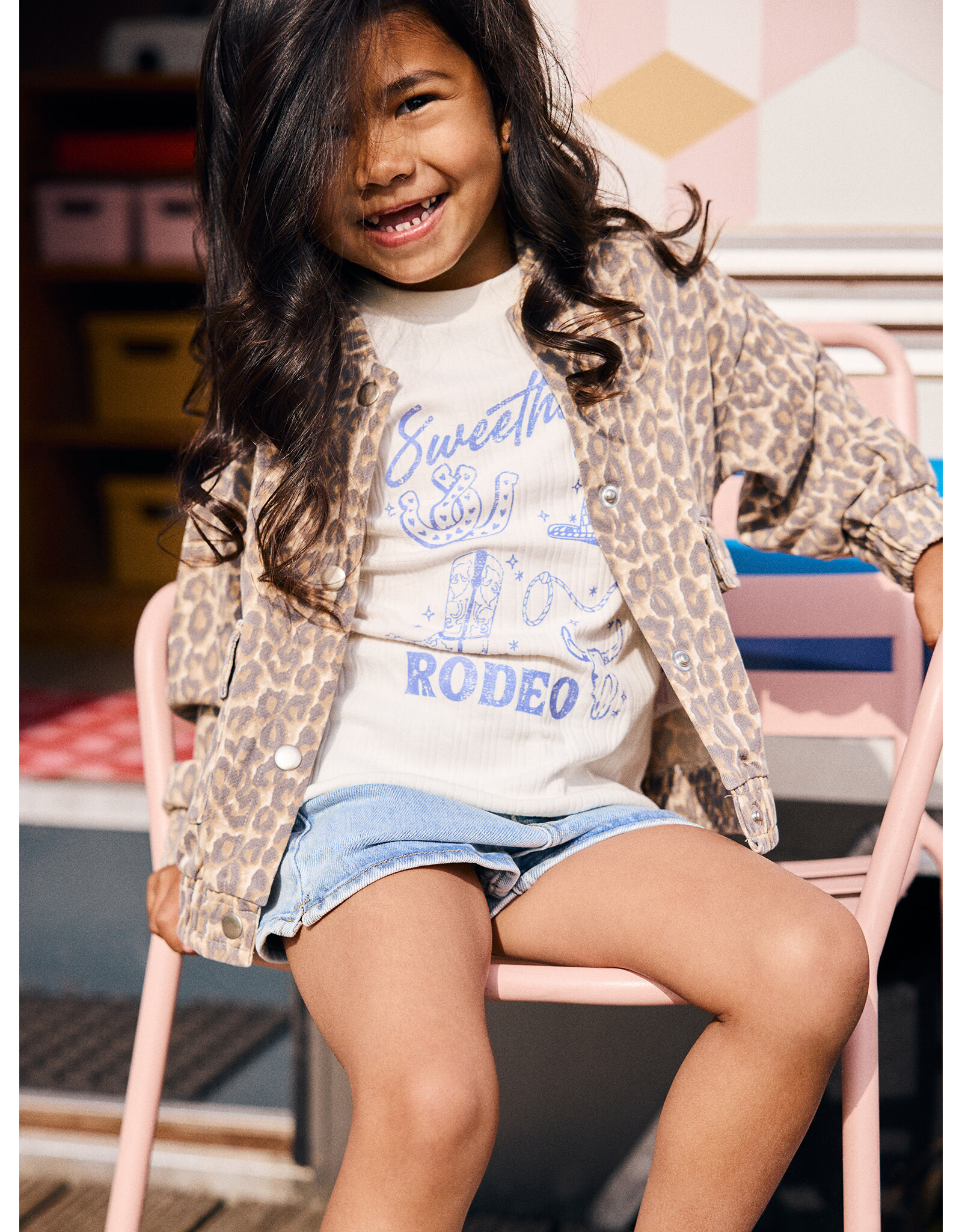 Daily7 Sweat Jacket Print Sandshell ss26