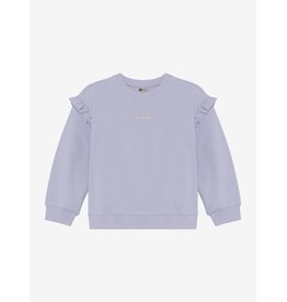 Daily7 Sweater Ruffle Sleeve Icelandic Blue