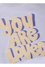 Daily7 Sweater Ruffle Sleeve Icelandic Blue