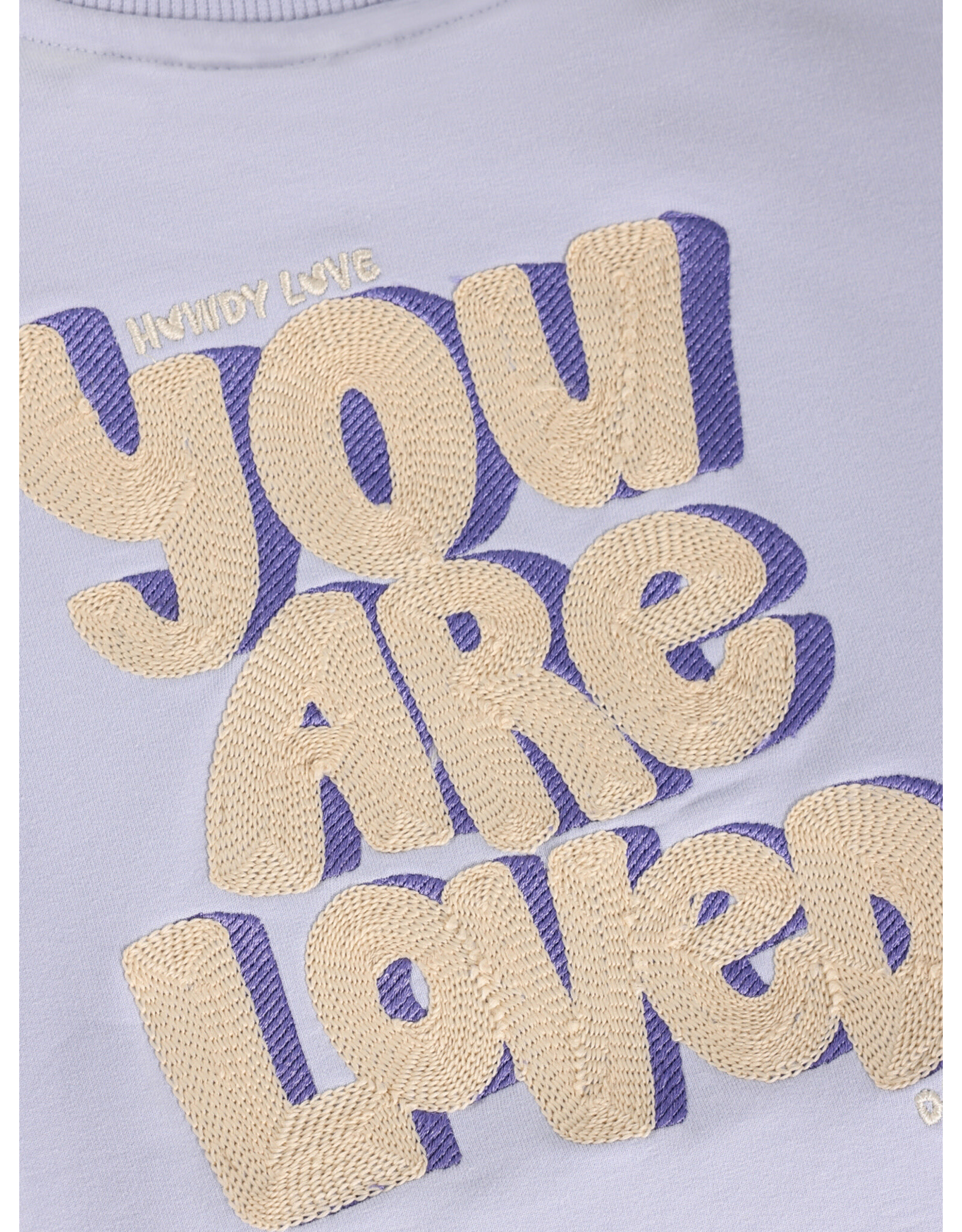 Daily7 Sweater Ruffle Sleeve Icelandic Blue