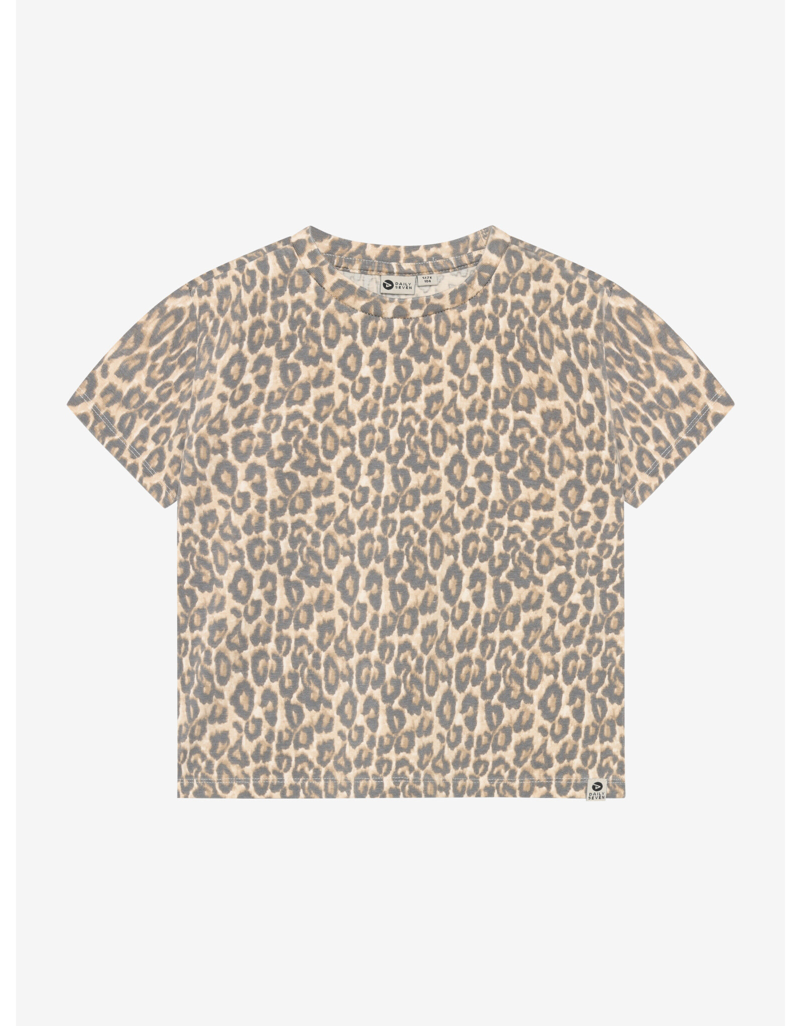 Daily7 T-shirt Allover Print Sandshell ss26