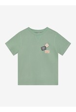Daily7 T-shirt Basic Badge Green Milieu