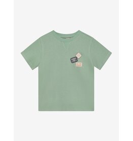 Daily7 T-shirt Basic Badge Green Milieu