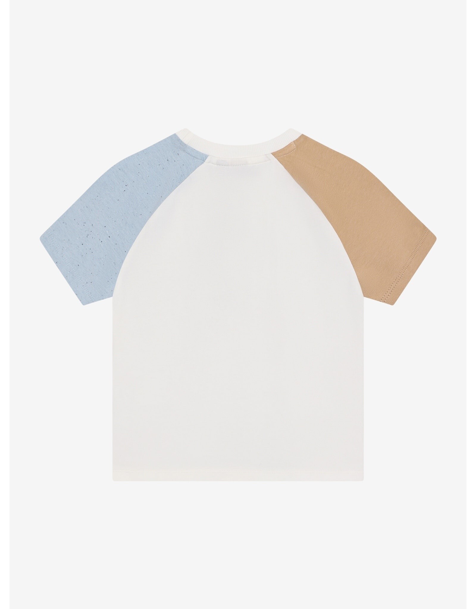 Daily7 T-shirt Contrast Egret