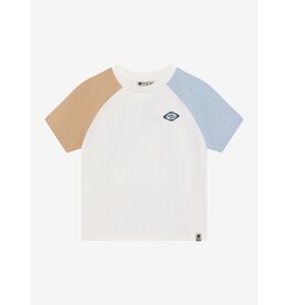 Daily7 T-shirt Contrast Egret