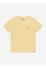 Daily7 T-shirt Ruffle Backprint Reed Yellow