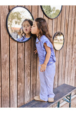 Daily7 Wide Pants Striped Lolite