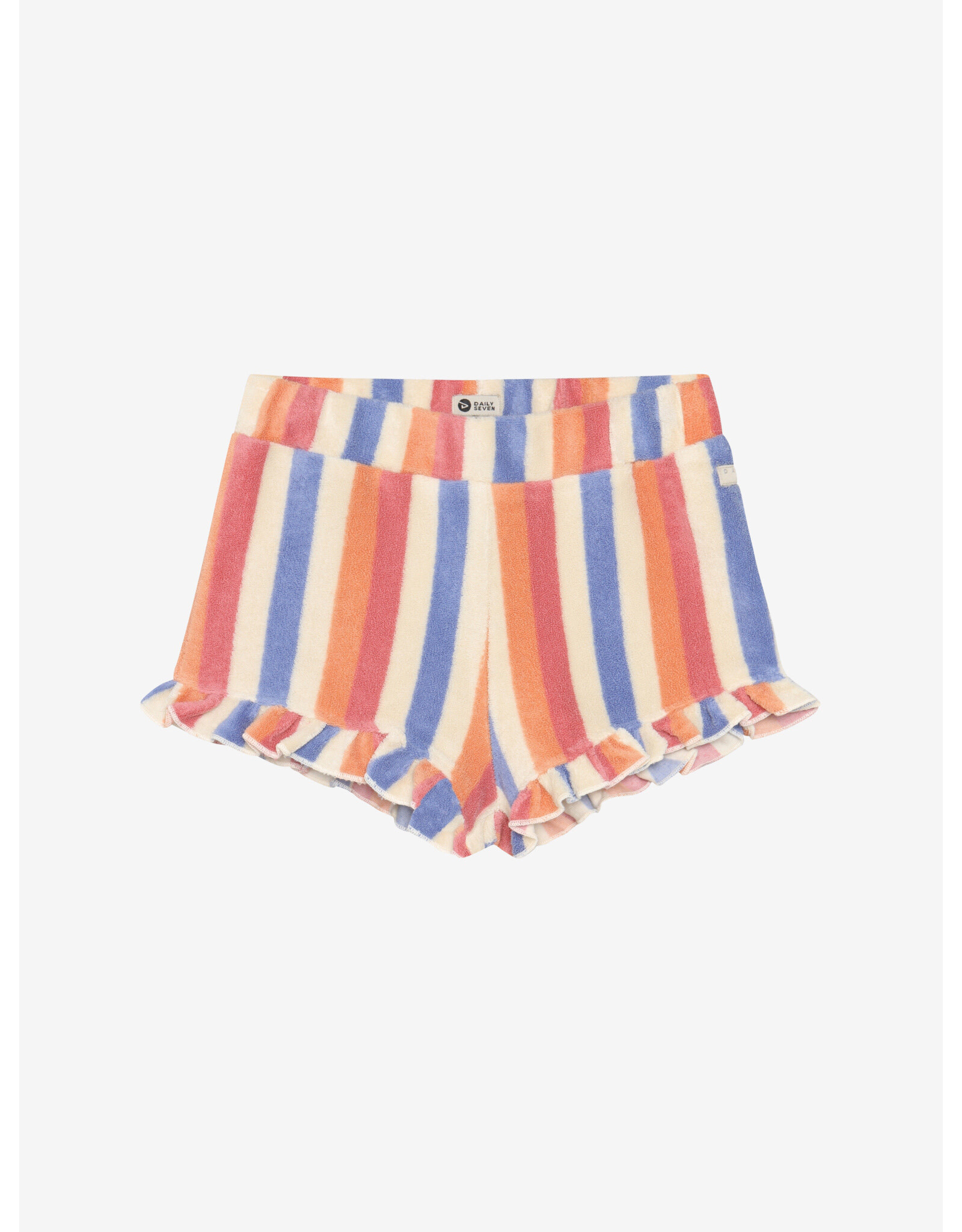 Daily7 Terry Shorts Striped Heather Rose