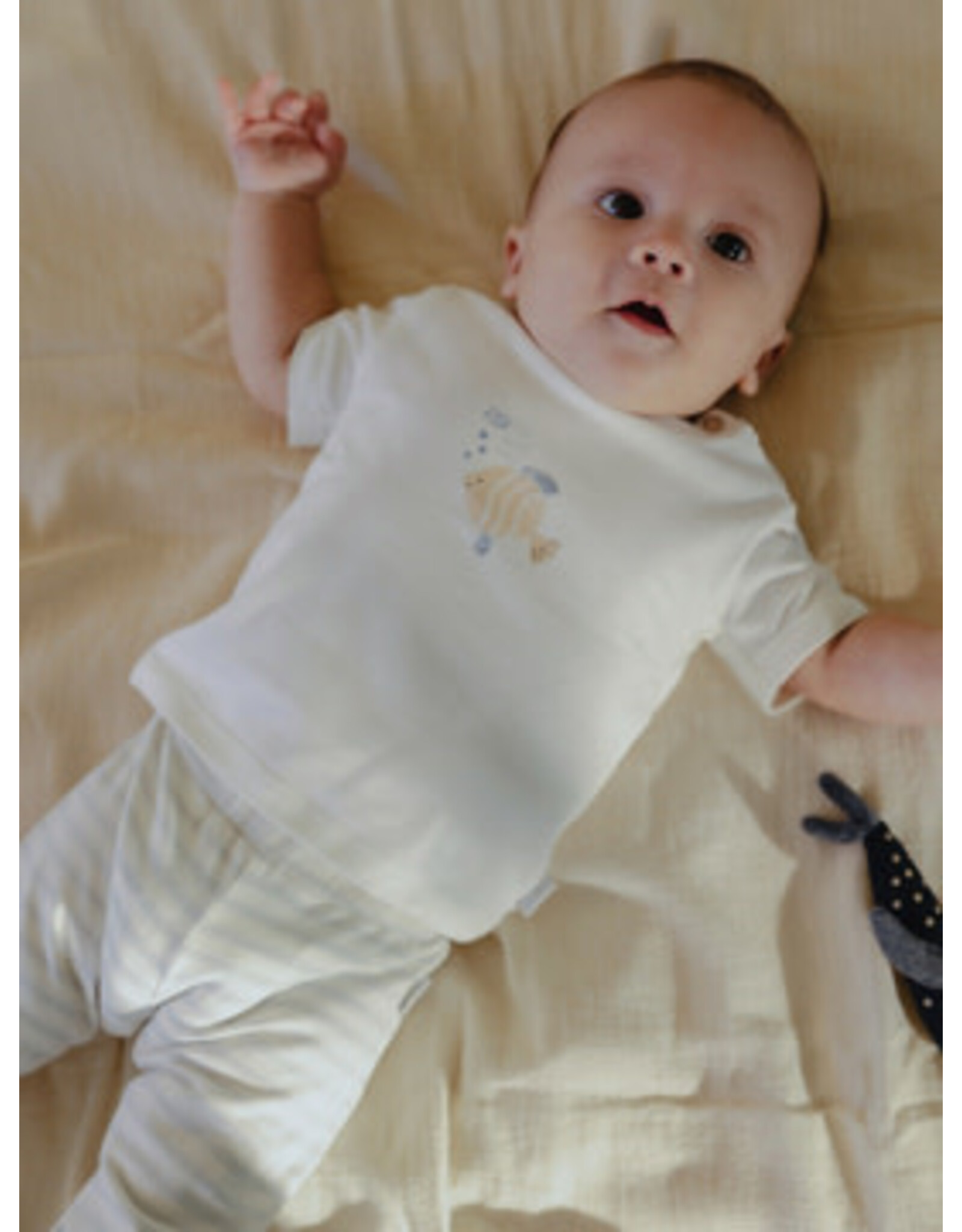 Noppies Pants regular fit stripe N310 Dawn Blue