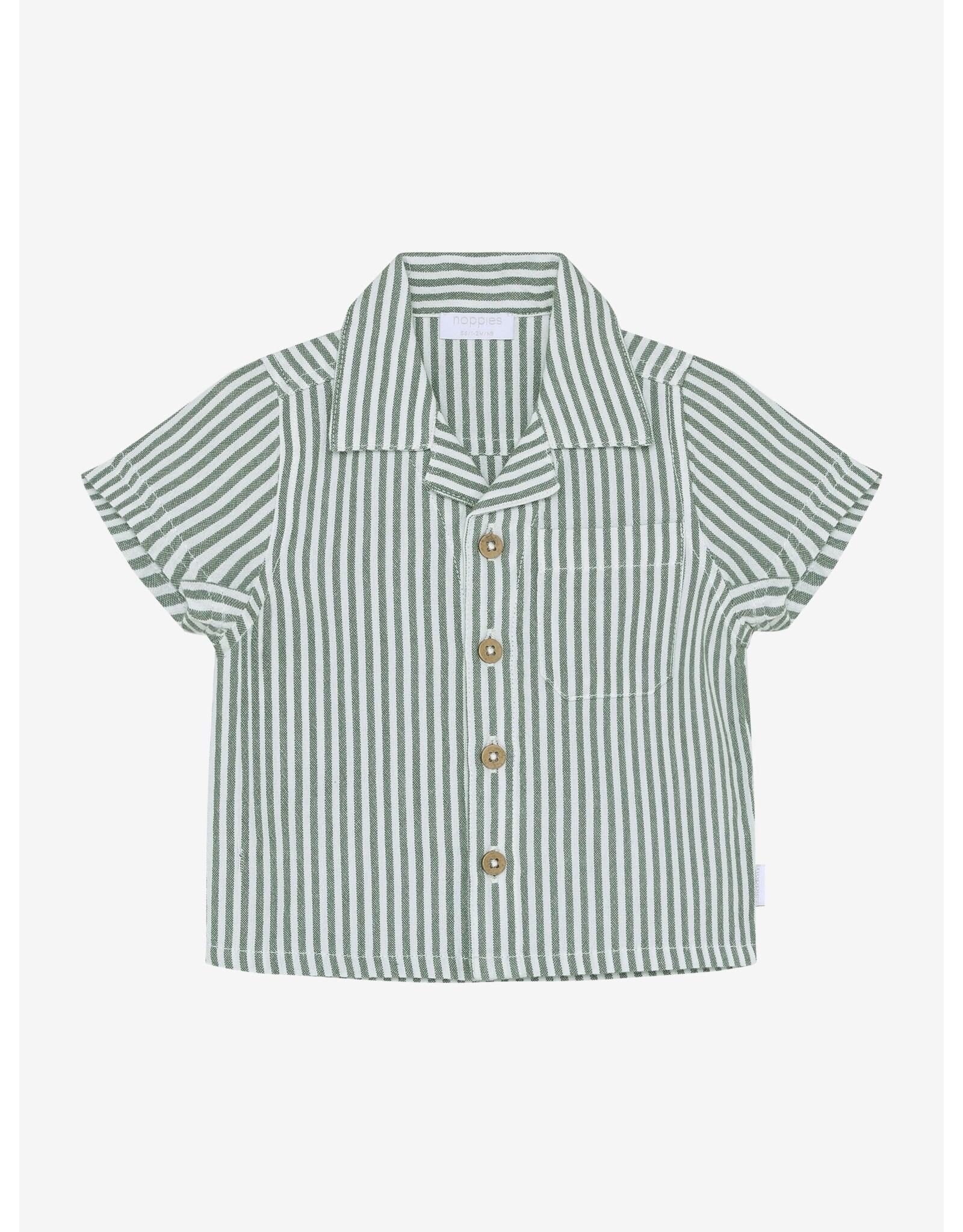 Noppies Shirt SS stripe N459 Laurel Wreath