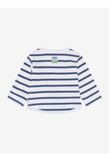 Noppies Tee LS stripe P910 Gray Blue
