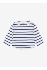 Noppies Tee LS stripe P910 Gray Blue