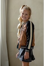 Like Flo Flo girls reversible satin baseball Chestnut