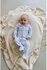 Klein Babygrow with feet Baby Blue