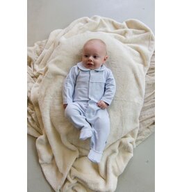 Klein Babygrow with feet Baby Blue