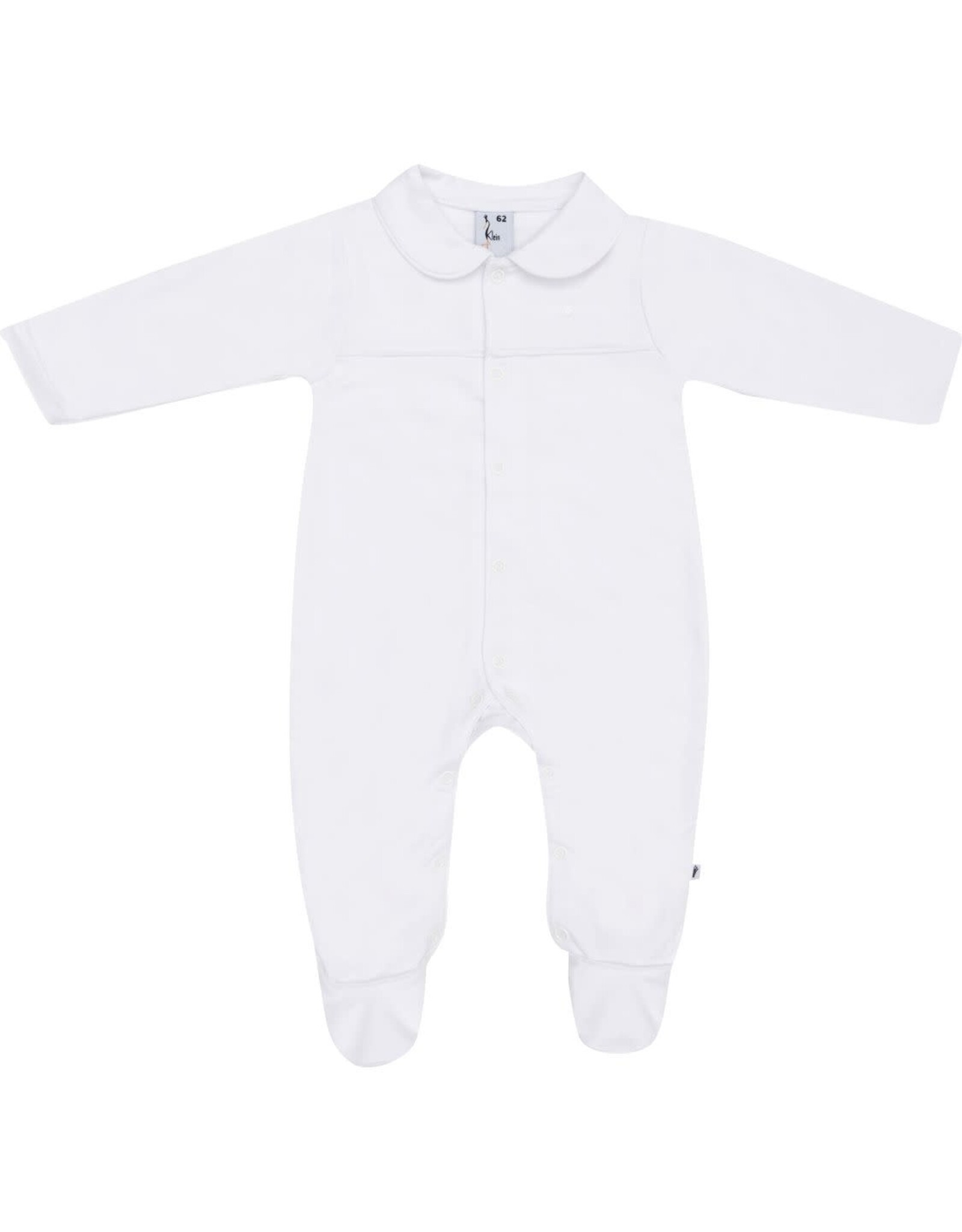 Klein Babygrow with feet White
