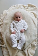 Klein Babygrow with feet White