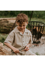 Koko Noko 2 pc set, loose fit, Shirt ss, Shorts Pebble