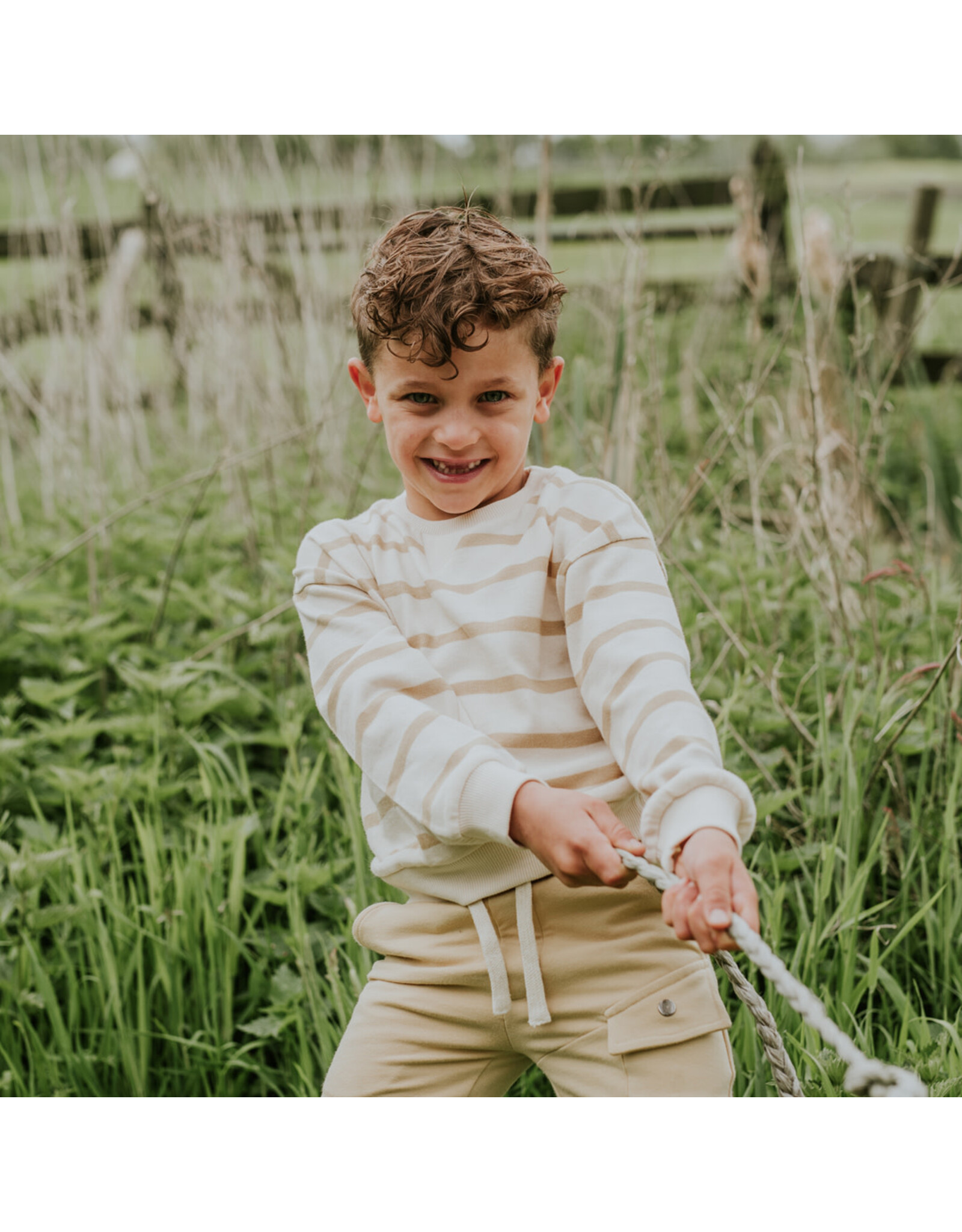 Koko Noko Sweater Beige ss26