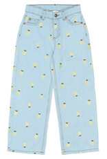 THE NEW TNSia Wide Jeans Light Blue Denim EMB