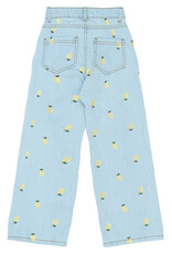 THE NEW TNSia Wide Jeans Light Blue Denim EMB