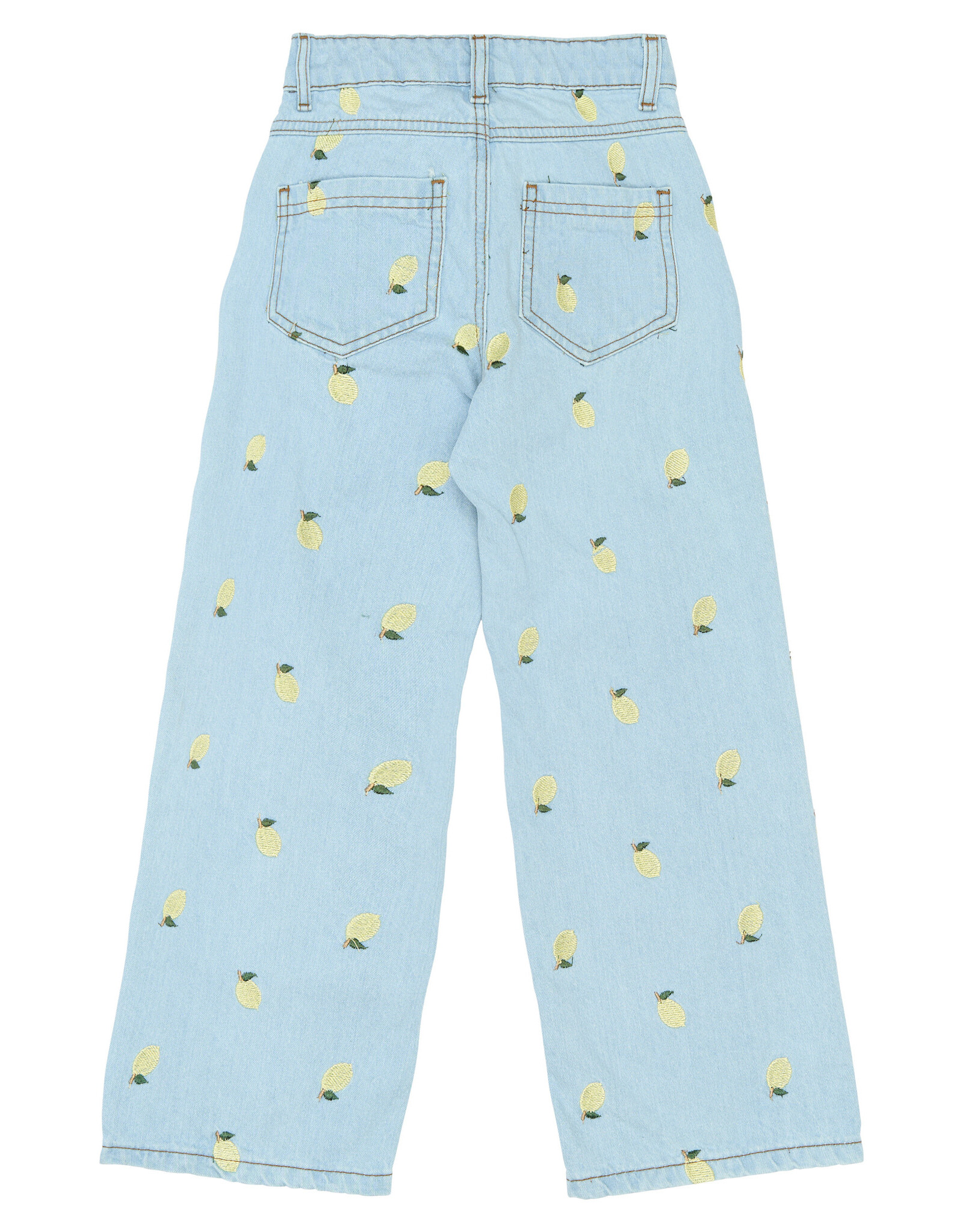 THE NEW TNSia Wide Jeans Light Blue Denim EMB