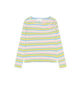 THE NEW TNStella L_S Rib Tee Multi Striped