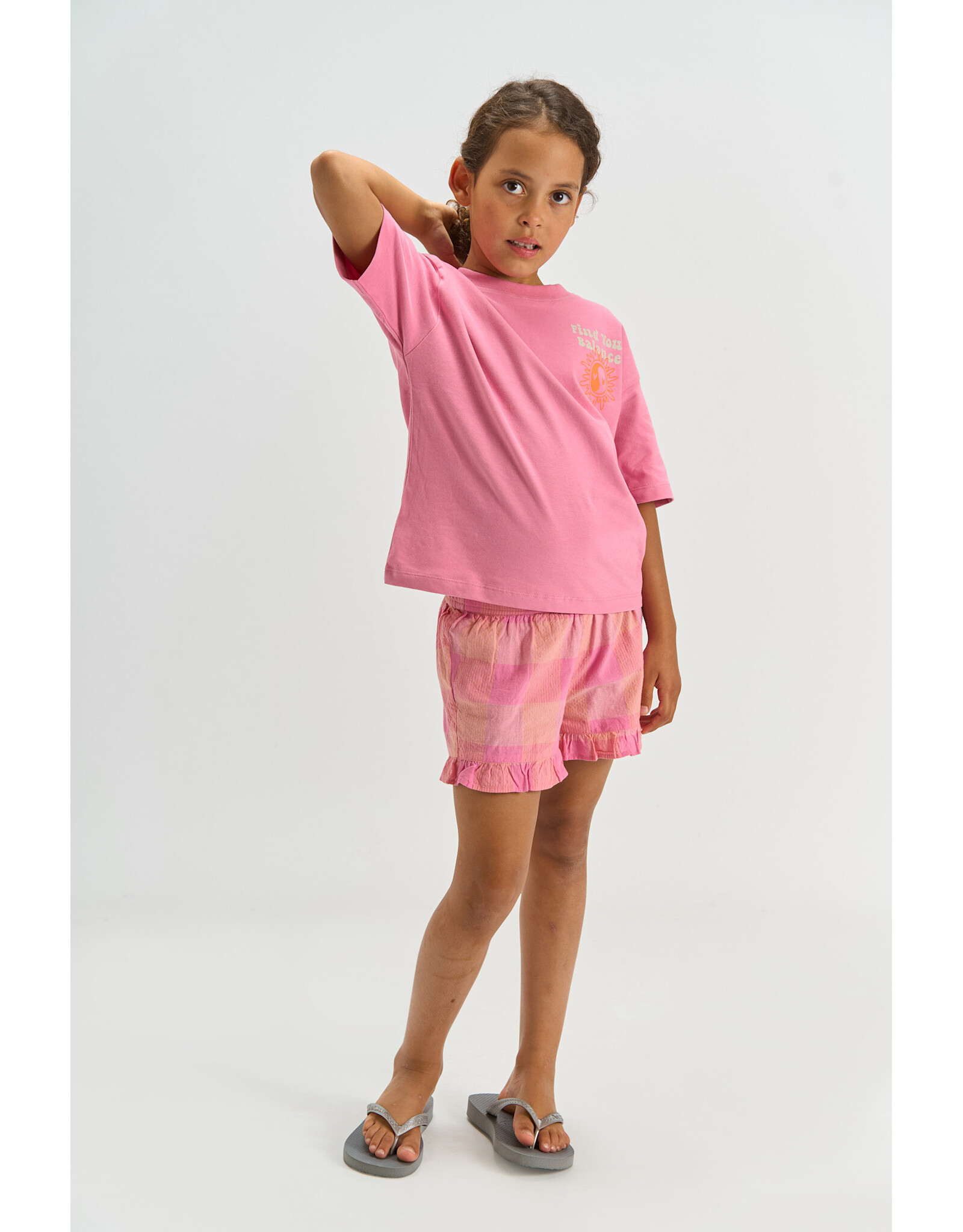 THE NEW TNTasmine Shorts Cashmere Rose Checked