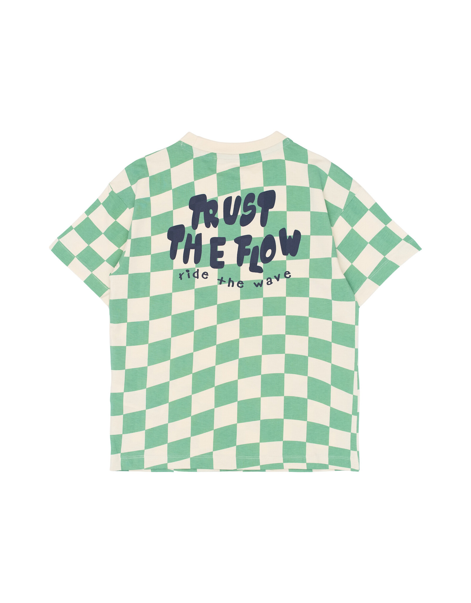 THE NEW TNTiago OS S_S Tee Créme De Menthe Check