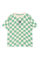 THE NEW TNTiago OS S_S Tee Créme De Menthe Check
