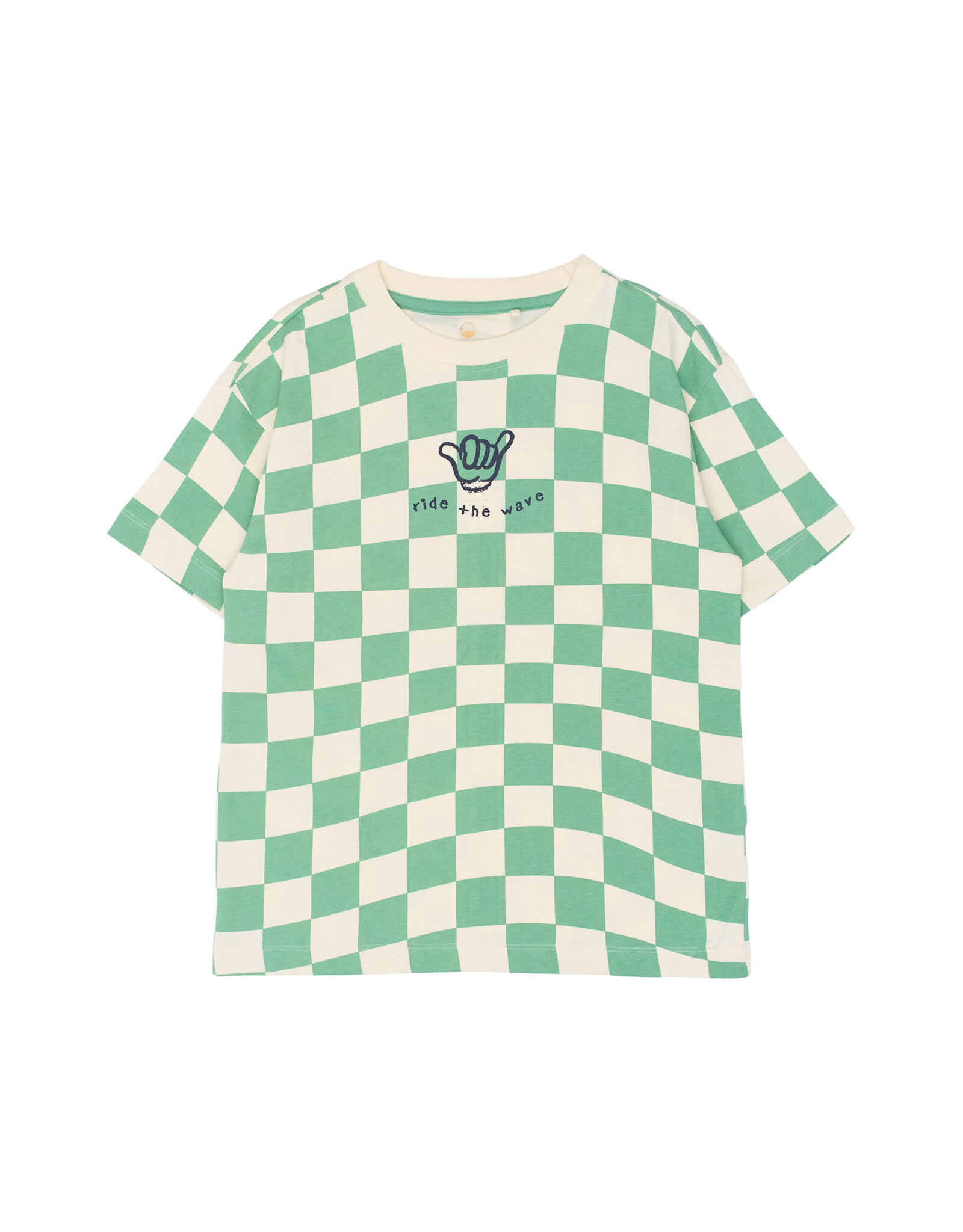 THE NEW TNTiago OS S_S Tee Créme De Menthe Check