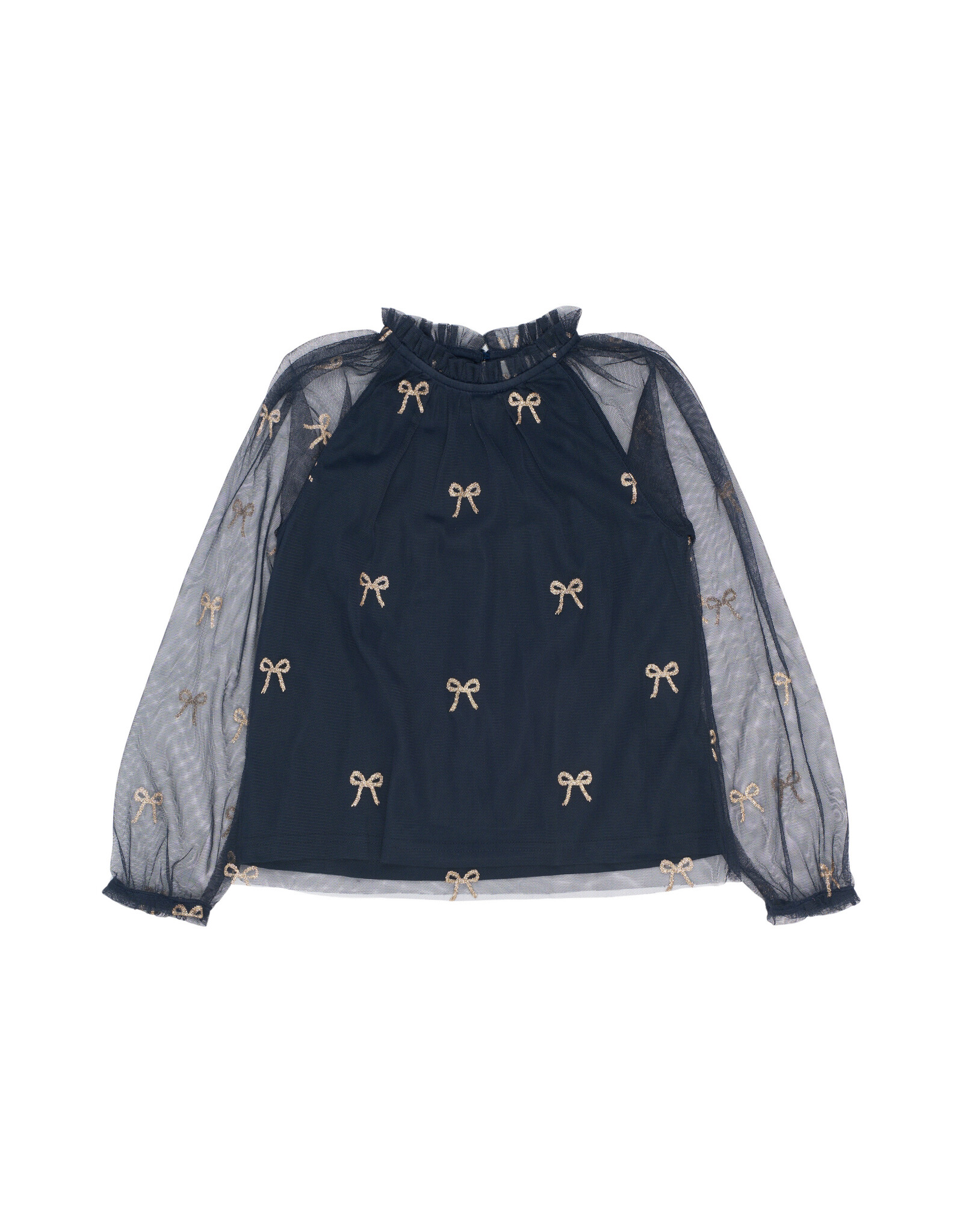 THE NEW TNRudelle L_S Top Navy Blazer AOP