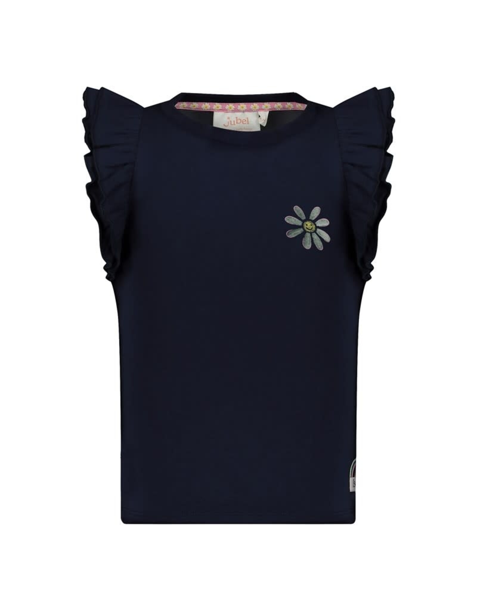 Jubel T-shirt ruches - Rolling in to Spring Marine