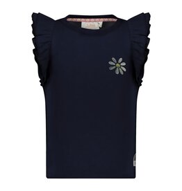 Jubel T-shirt ruches - Rolling in to Spring Marine