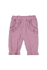 Feetje Broek mousseline - Flower Ranch Violet