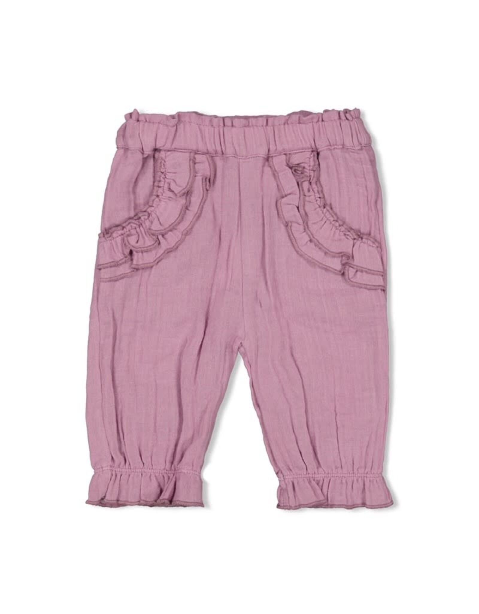 Feetje Broek mousseline - Flower Ranch Violet