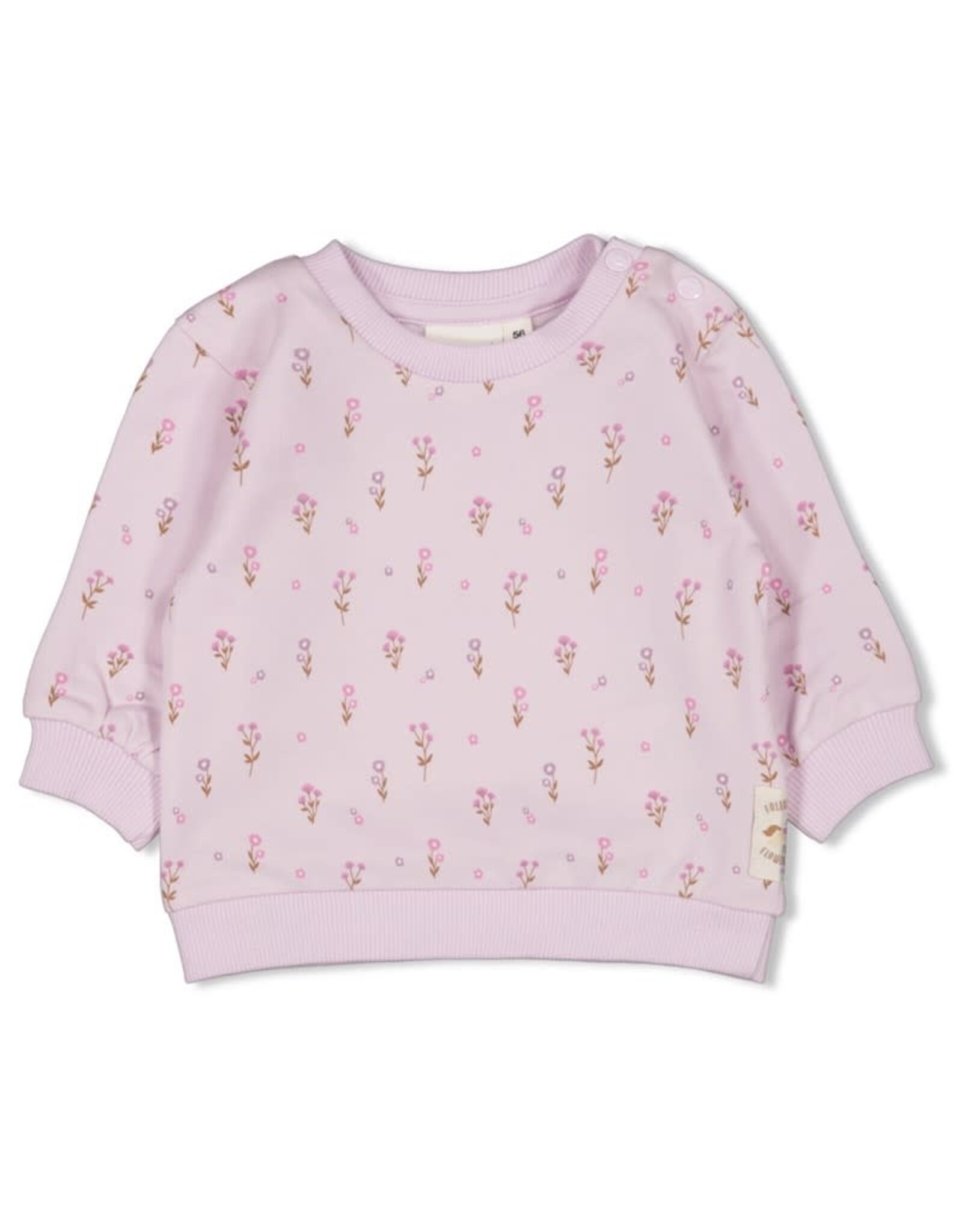 Feetje Sweater AOP - Flower Ranch Lila