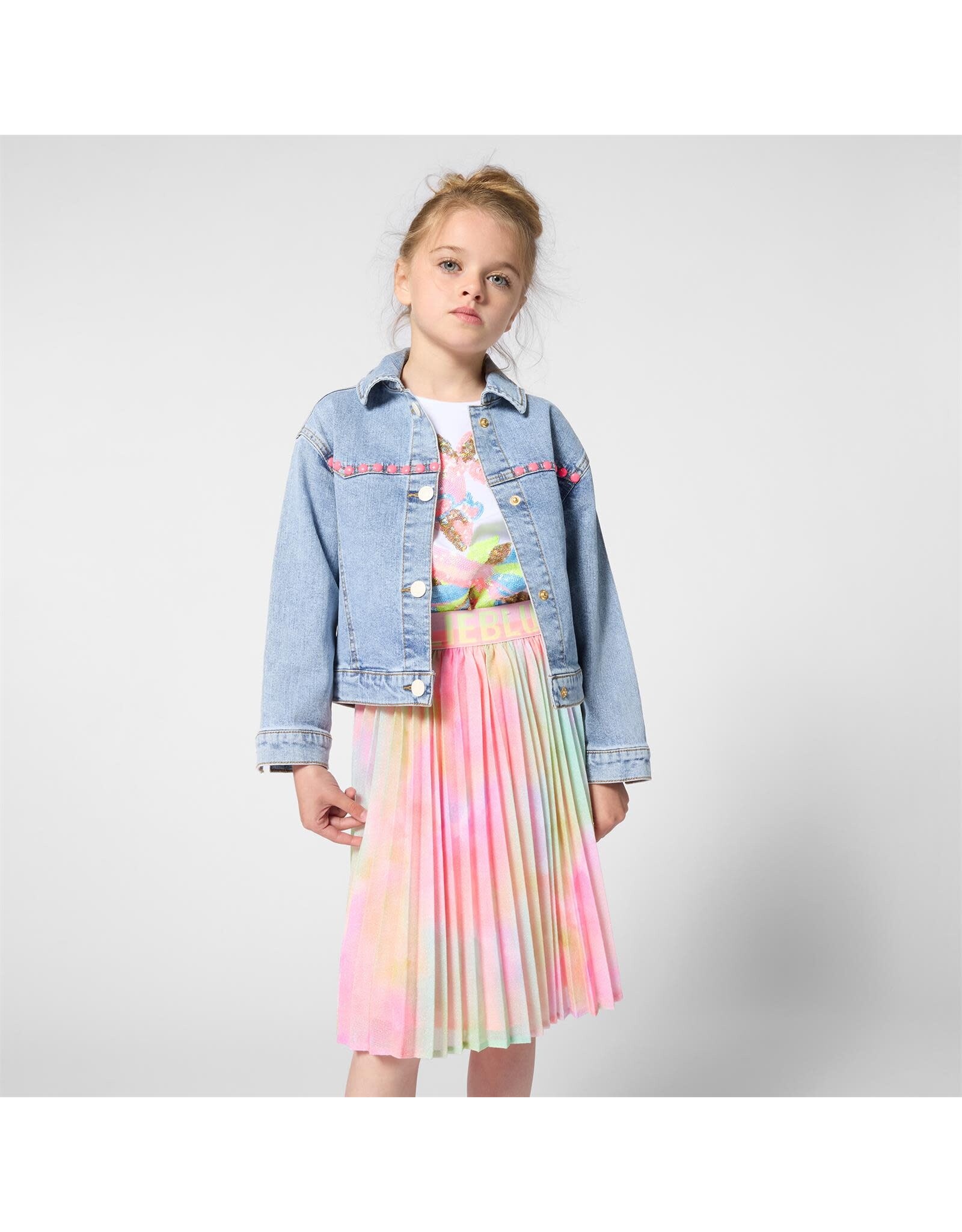 BILLIEBLUSH DENIM JACKET Blue ss26