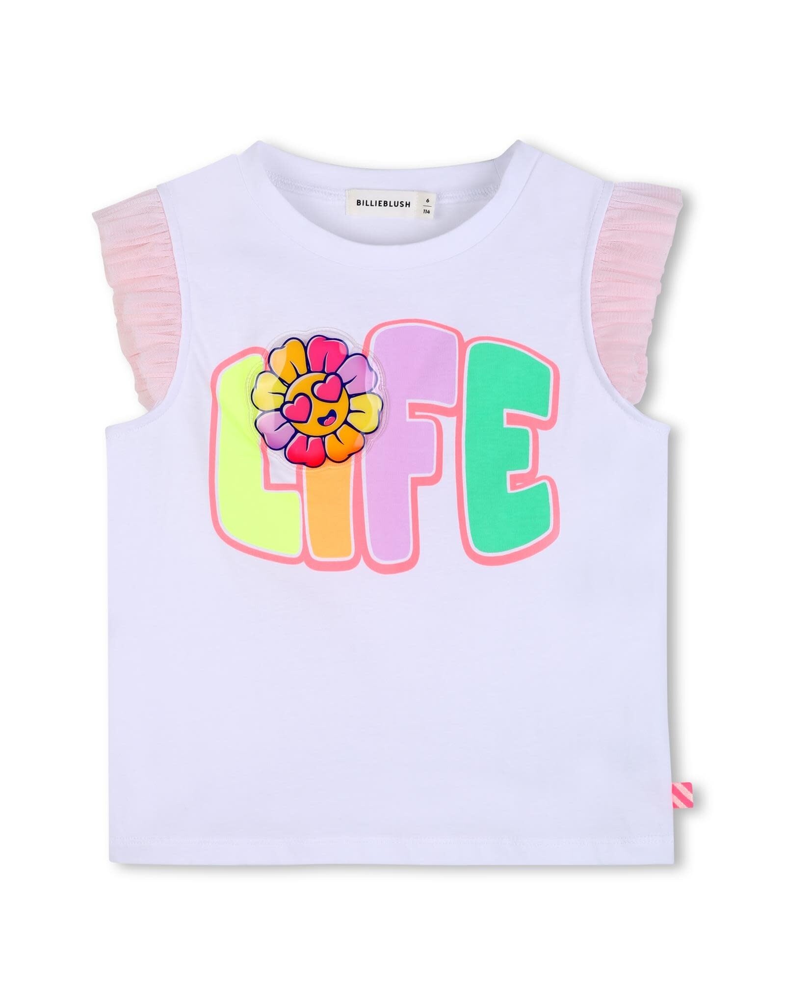 BILLIEBLUSH SHORT SLEEVES TEE-SHIRT - White ss26